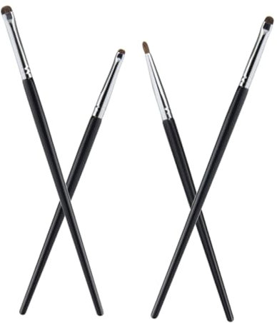 PACKOVE 4pièces Pinceaux Pour Yeux Ensemble De Pinceaux Eyeliner Et Portable Pour Maquillage Des Yeux Impeccable