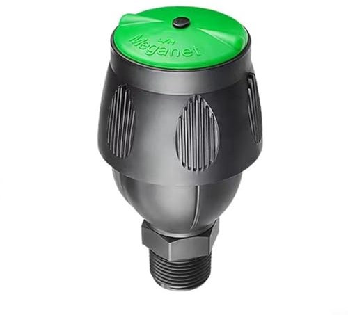 Irrigatore a treppiede robusto per una copertura a 360 gradi per grandi aree di prato regolabile in altezza (ugello verde)