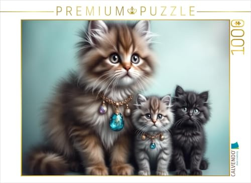 Puzzle · Katzenmomente | Die Kunst der kleinen Gesten · 1000 Teile · Lege-Größe 64 × 48 cm · CALVENDO Puzzle