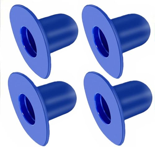 4 Stück Pool stopfen, Pool verschlussstopfen, Pool Plugs, Schwimmbad dichtstopfen, Swimming Pool Wall Plugs Replacement Parts, ablassstopfen Compatible für intex/bestway Pools (Blau)
