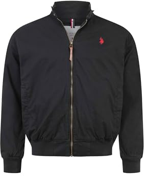 U.S. POLO ASSN. Herren Jacke (S-XXL) - Baumwolle, leicht, 3 Taschen - P037