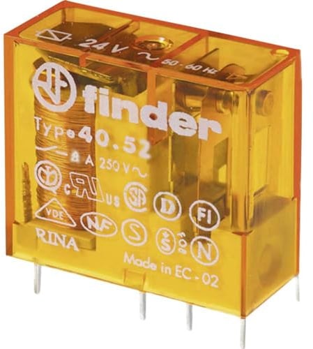 Finder 40.52.8.120.0000 Printrelais 120 V/AC 8 A 2 Wechsler 1 St.