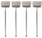 Six Ravens Gin Tonic Stirrer Rührstab Barlöffel Set | 4X Stirrer | Hochwertiger Edelstahl | Ideales Gin Tonic Zubehör für die professionelle Zubereitung