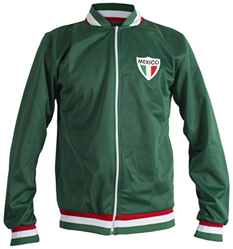 Mexique Coupe du Monde De Football De 1970 Veste Retro Survêtement - L