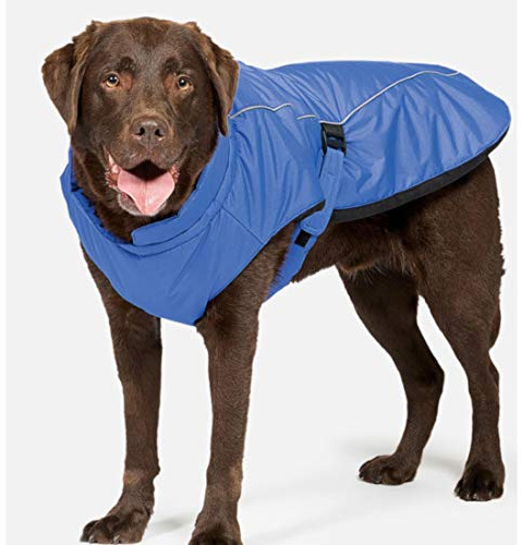 Danish Designs Blue Sports Luxe Dog Coat 75cm (30)