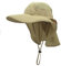 gg st Sonnenhut Herren Damen UPF 50+ Outdoor UV Summer Cap mit Nackenschutz Hiking Fischerhut Strand Faltbar Safari Buschhüte Mesh Hat, Khaki