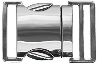 1 Gürtelschnalle Steckschnalle Steckschließe Gürtelschließe Metall, Größenwahl, Größe:30mm, Farbe:silber