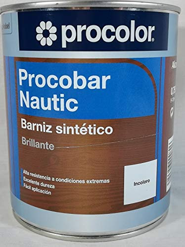 BARNIZ SINTETICO PROCOBAR NAUTIC BRILLANTE INCOLORO 250ML