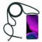 2ndSpring Coque avec Collier Compatible avec Huawei P20 Pro,Tour de Cou Lanière en Corde Pendentif Housse,Vert foncé