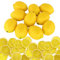 Woohome 30 Pz Giallo Limoni Artificiali 10 Pz Frutti di Limone Finti per La Decorazione Domestica 20 Pz Falso Fetta di Limone Guarnire per Accessori per foto, Decorazioni per La Casa
