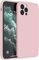 Mixroom - Cover Custodia Case per iPhone 12 PRO Protezione Copre Fotocamera in Silicone TPU Opaco con Bordi Piatti Colore Rosa