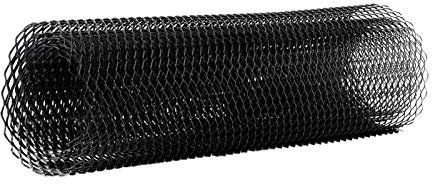 Yctze para rejilla panel de abeja panel abeja coche Car Grille 6 * 12mm Negro Aleación De Aluminio Rejilla Delantera Del Coche Hoja De Malla Rejilla Cuerpo Parachoques Rejilla Hexagonal Rejilla Univ