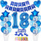 deko 18. geburtstag Junge deko blau ballon 18. geburtstag deko Junge Tortendeko 18 Geburtstag dekoration Junge geburtstagsdeko 18 jahre Junge kuchen deko 18 geburtstags luftballon 18 deko