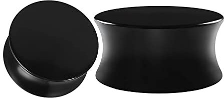 Ohr Plug 20mm, 2 STK Ohr-Schmuck Tunnel Double Flared Sattel Expander Flesch Tunnel Plugs, 3/4