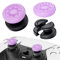 PlayRealm No Falling Off Lot de 2 rallonges de pouce et poignée en silicone pour manette PS5 et PS4 Violet
