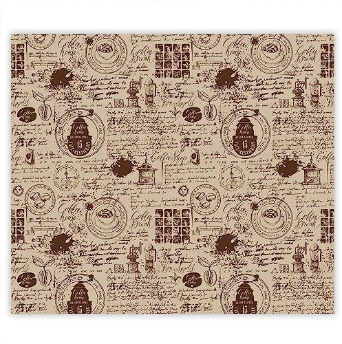 SMTDeco Herdabdeckplatte Ceranfeld Abdeckplatte Herdabdeckung Herdplatten Abdeckungen Induktionskochfeld 60x52 cm Einteilig Kaffee Braun