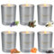 Candele Profumate Regalo, Regalo Donna, Set Candele Profumate 6 x 5.6 Oz, Candele per Aromaterapia per La Casa Profumata per Anniversario Natale San Valentino Festa della Mamma Decorazione