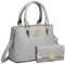 Miss Lulu Handtasche Damen, Handtasche Damen Mittelgroß, Shopper mit Geldbörse Set