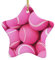 Christmas Ornaments Bright Pink Tennis Balls Printed Ceramic Hanging Ornament With Gold String Porcelain Christmas Tree Ornament Decorations