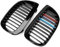 Kühlergrill vorne für BMW & W E81 E87 E88 1er-Serie 2004–2007 glänzend schwarz M-Farbe Nieren-Kühlergrill