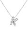 Softfree Gold Silber Kette mit Buchstaben Anhänger Damen Balloon Initialen Halskette 14 Karat Vergoldet Namenskette Personalisiert Dick Buchstabenkette Schmuck Geschenke für Frauen Mädchen