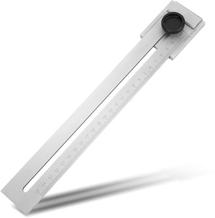 Präzisions Streichmaß, 0-250mm Anreisswerkzeug Kohlenstoffstahl Anreißlineal Parallel Anreißer, Streichmaß Metall Holzbearbeitungslineal mit Verstellbarem für Präzises