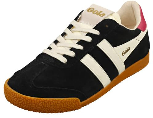 Gola Elan, Scarpe da Ginnastica Casual Donna, Nero Fuxia Bianco Fucsia, 37 EU