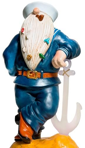 Redwix Navy Gnome 11.43 x 5.5, Funny Garden Gnomes, Gnomes Decorations for Yard, Patriotic Garden Decor, Navy Gifts, Army Gnome