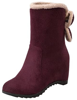 angebote des tages heuteschuhe herrenStiefel Damen Schwarz Casual Langschaft Boots Winterschuhe Damen Klassische Stiefel Casual Spitze Zehe Klobiger Blockabs sale angebote