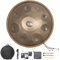 OUUTMEE 22 Zoll Meditations-Klangschale 9 Töne in Gold mit Ständer - Professionelle Steel Tongue Drum für Yoga, Therapie & Entspannung, Hochwertige Klangqualität Mit Aufbewahrungstasche（440HZ）