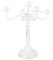 MUNEFE Heavy Duty Cast Iron Candlestick Holders, 5 Arms Candle Holders, Vintage Metal Candelabra for Birthday Wedding Home Party