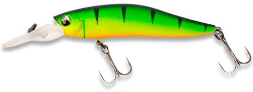 LMAB Flash Vibe 67, 80 & 98 mm - Twitchbait - Suspending & Floating, Hardbait, Wobbler Barsch, Suspender Wobbler, Zander Wobbler