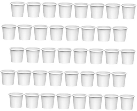 Vaguelly Vaso De Agua Es Paquete De 40 Mini Vasos De Papel Repuesto De Repuesto para Niños Mini Dispensador De Agua Seguro Y Resistente