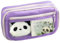 QZLSAYSL Trousse Enfant，Trousse Fille，Trousse Scolaire Garcon，Sac Multi-Compartiments pour Fille, Petit Sac D'éTudiant (Violet Clair)