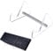 DICOSMETIC 1-Tier Acrylic Keyboard Display Stands Clear Mechanical Keyboard Holder 16.4x13.4x8.5cm Keyboards Storage Stand for Computer Tablet, Holds up to 1 Keyboards