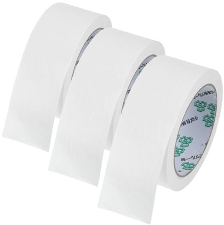 OSALADI 3 Rolls Writable Paper Tape White Self Adhesive Packing Tape for Shipping Sealing and Moving High Viscosity Packaging for All Your Needs