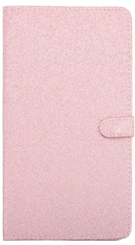 ABOOFAN Porte-Documents Voiture Grand Format Étanche RFID – Range Permis, Carte Grise, Assurance & Passeport, Cuir Synthétique Rose, Anti-Vol pour Voyage & Quotidien
