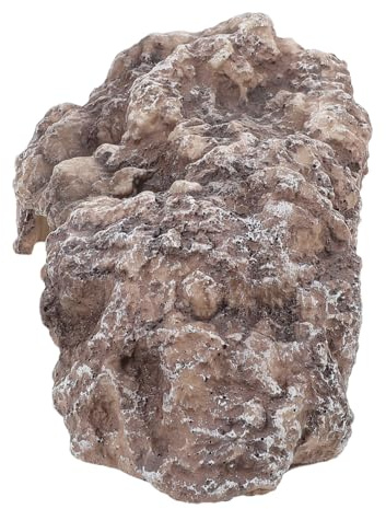 ROMISBABA Reptilienversteck Höhle Naturnahes Versteck für Bartagamen Leopardgeckos Terrarien Dekoration Aquarium Zubehör Versteckhaus