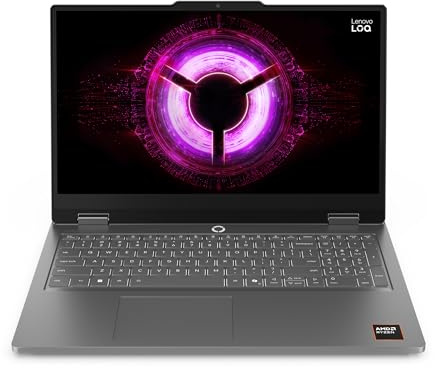Lenovo LOQ Essential | 15.6 inch FHD Gaming Laptop | AMD Ryzen 7 170 | NVIDIA GeForce RTX 5050 | 144Hz | 16 GB RAM | 512 GB SSD | Wi-Fi 6 | Windows 11 Home | Luna Grey