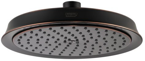 hansgrohe 28421921 Raindance C 180 AIR Shower Head, Rubbed Bronze