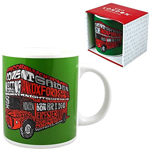 Tasse im Geschenk Karton - Visit London (Routemaster Bus)