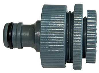 Water4all adapter indoor WasserhahnAdapter 3fach für Wasseranschlüsse mit 1 Zoll, 34 Zoll und 12 Zoll Außengewinde (Garage, Terasse, Dusche, Badewanne etc., Gardena kompatibel