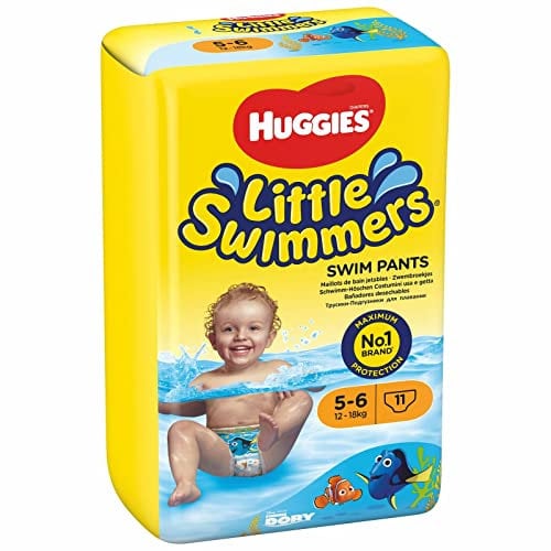 Huggies Little Swimmers Schwimmwindeln, Gr.5/6, 1er Pack (1 x 11 Windeln)