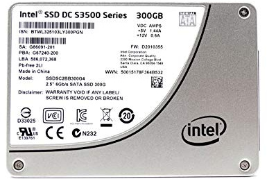 Intel SSD DC S3500 300 GB 300 GB – Solid State Drives (Silber, SATA, Serial ATA II, Serial ATA III, MLC, 256-bit AES, 0–70 °C, 6,3 cm)