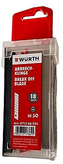 Abbrechklingen - Cuttermesser Klingen - 18 mm - 50 Stück im Spender