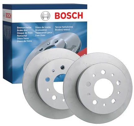 Bosch BD2110 Bremsscheiben hinten - 279,6 mm - 1 Satz aus 2 Scheiben | Massive Bremsscheiben - ECE-R90-zertifiziert - lange Lebensdauer, moderner Korrosionsschutz