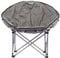 Vango Lunar Moon Chair for Adults (Amazon Exclusive), Extra Spacious, Folding Camping Chair, Heavy Duty Frame, Padded Saucer Shape for Garden, Fishing, Festivals