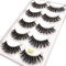 5 Paare Lange 3D Falsche Wimpern Natürliches Aussehen Schwarz Wimpern Erweiterung Makeup Style G800