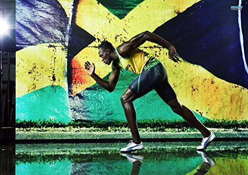 Poster Usain Bolt Sprint Olympiasieger Rekordlegende Jamaika