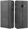 HualuBro Samsung Galaxy Xcover 4s Hülle, Galaxy Xcover 4 Hülle Leder, Stoßfest Klapphülle Schutzhülle Handyhülle Handytasche LederHülle Flip Case Cover für Galaxy Xcover 4s Tasche, Schwarz